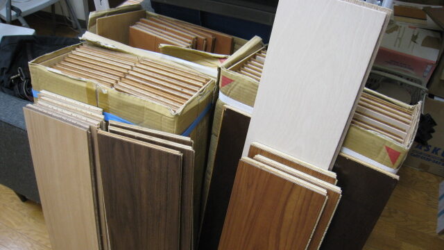 多数のフローリング