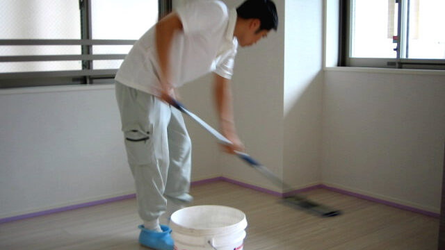 川崎市中原区｜新築マンションのフロアコーティング施工事例