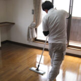 築20年中古物件のフロアコーティング＋ワックス剥離の事例