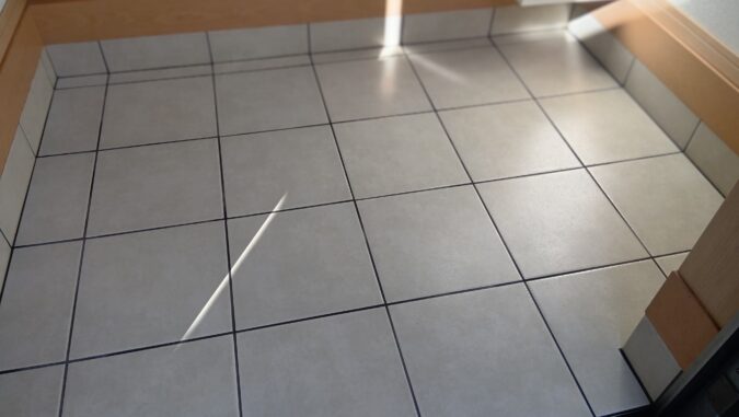 タイルコーティング施工後