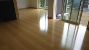 シートフローリング施工後