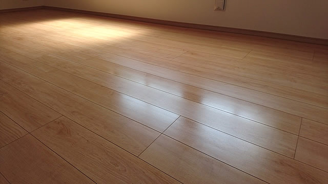 相模原市新築フロアコーティング施工後