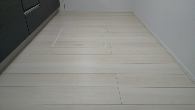 旭区フロアコーティング施工前