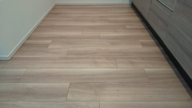 千葉市若葉区フロアコーティング施工前