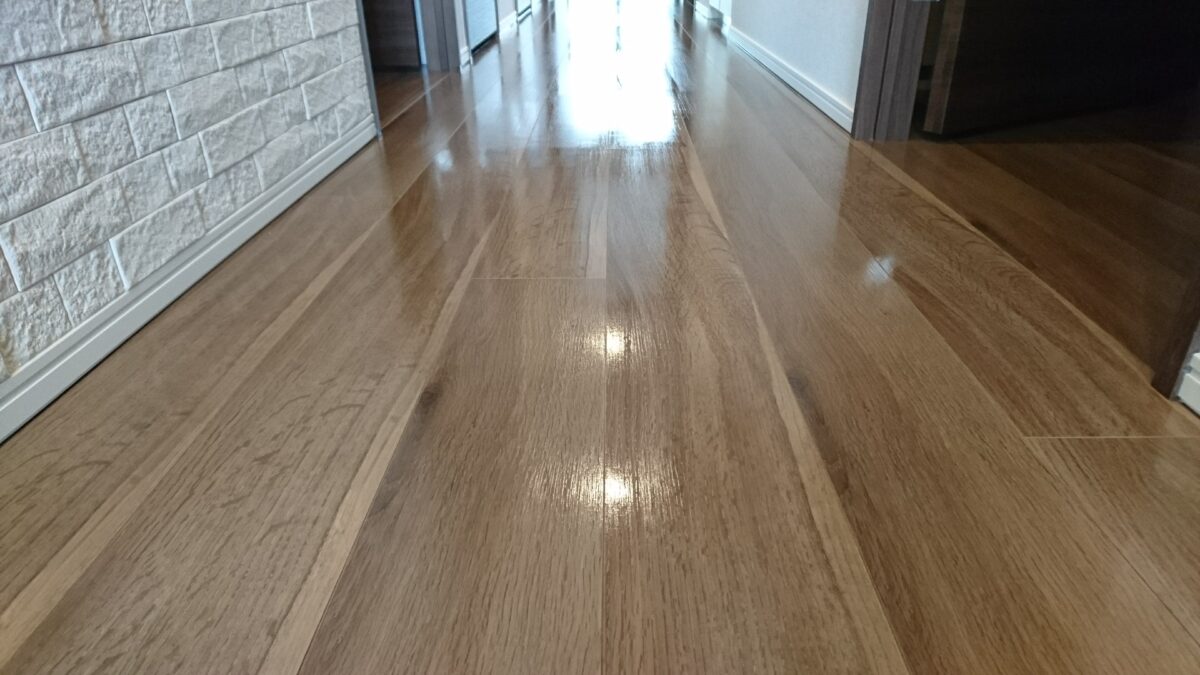 横浜市南区のフロアコーティング施工事例｜新築マンション