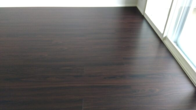 横浜 西区 マンション フロアコーティング施工後 