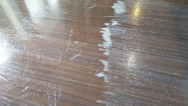 剥離剤に反応したワックス成分