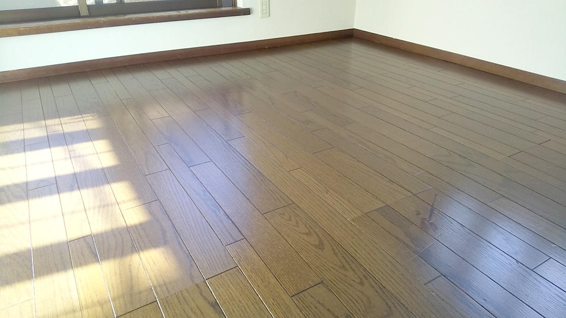 横浜市緑区｜築古物件のフロアコーティング