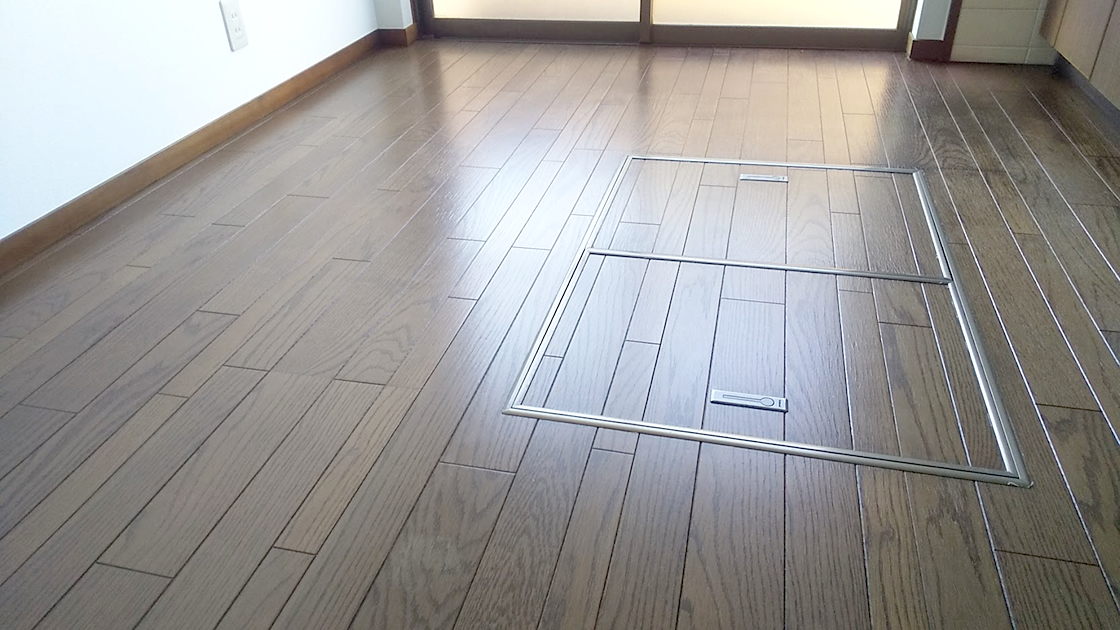 緑区中古戸建てのフロアコーティンぐ施工後