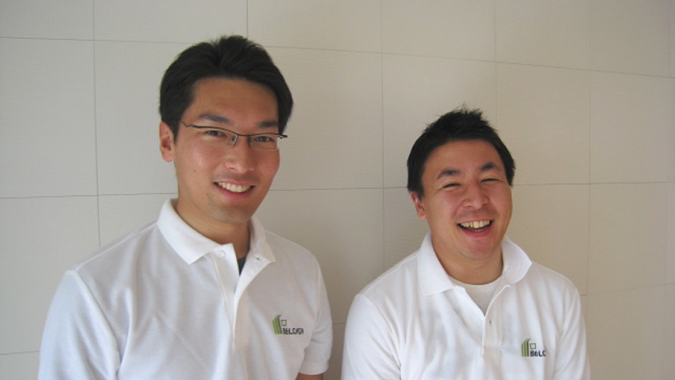 ベルカーサの施工スタッフ2名