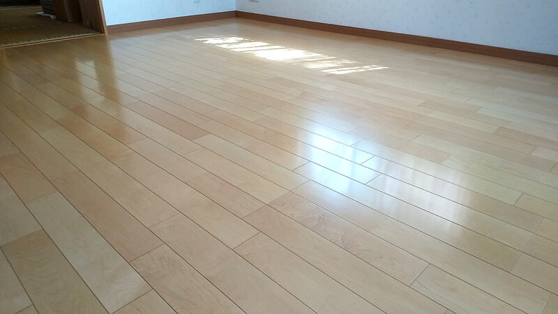 川崎市中原区｜床張り替え後のフロアコーティング事例