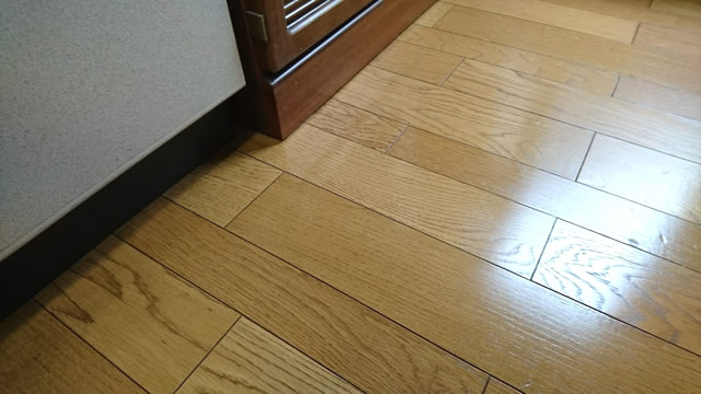 フロアコーティング施工後