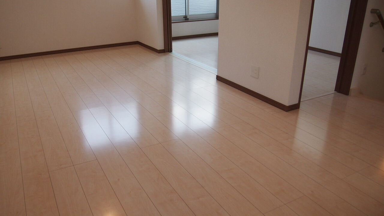 フロアコーティング施工後